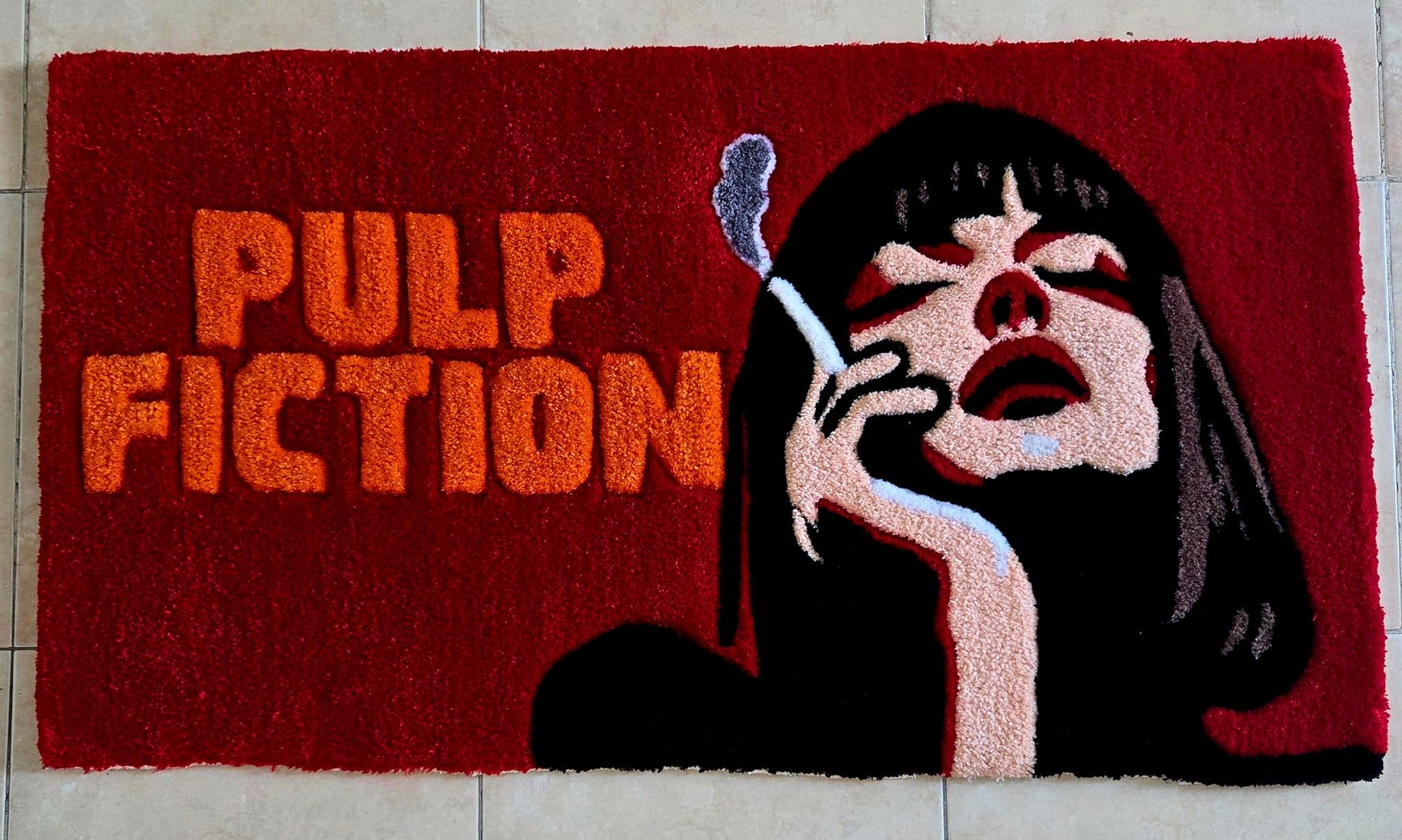 שטיח Pulp Fiction בעבודת יד
